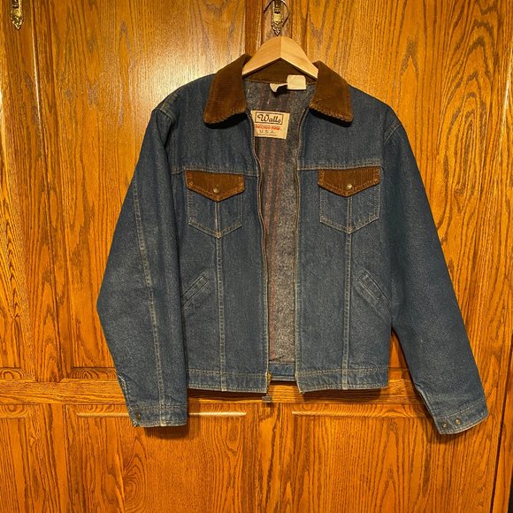 denim insulated jacket